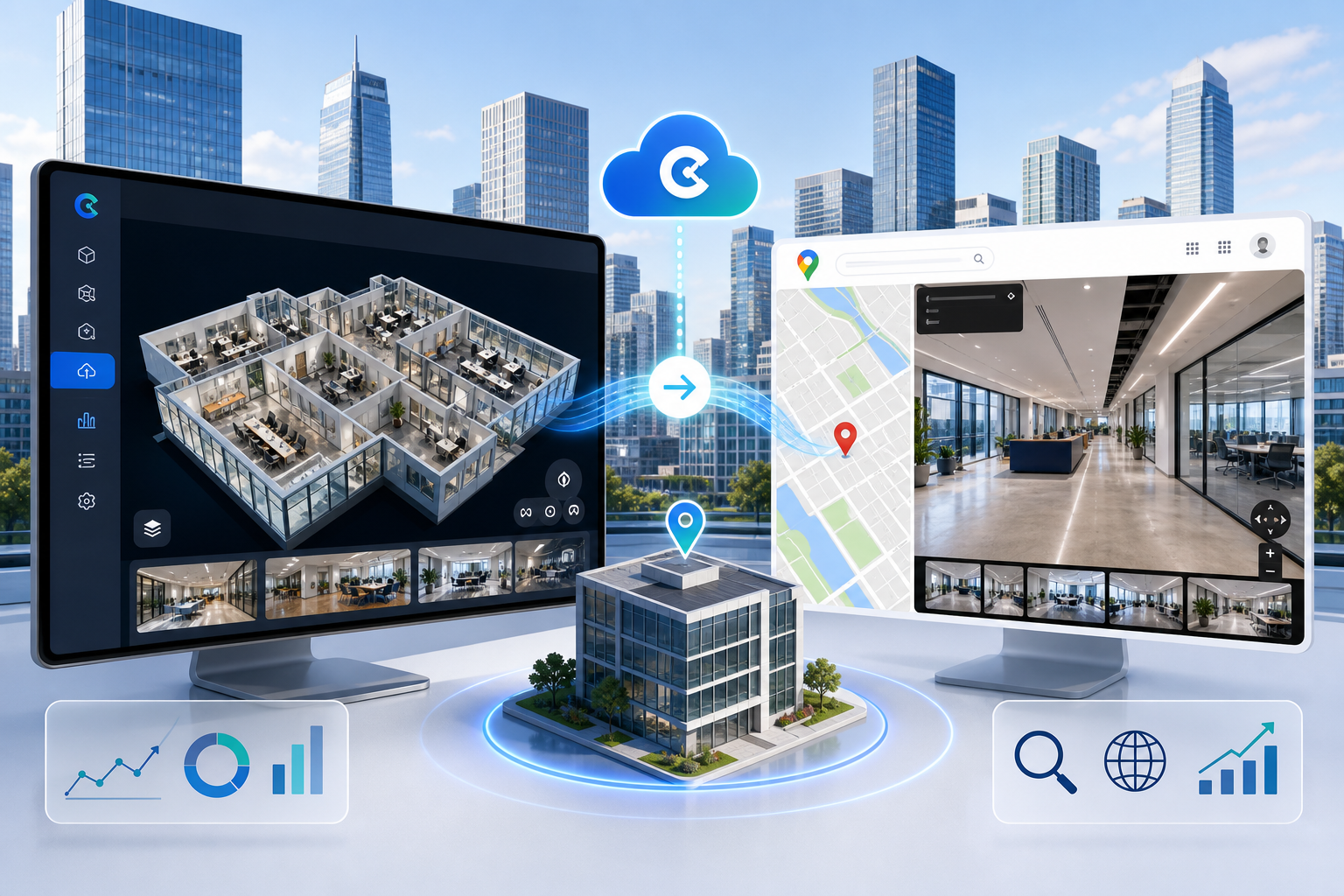 Using Realsee + Google Street View to Elevate Commercial Leasing and 3D Photography Projects