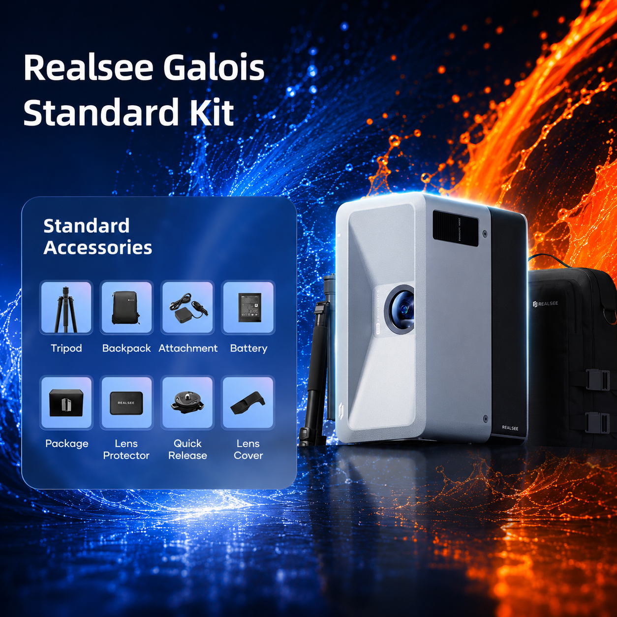 Realsee Galois M2 3D LiDAR Camera Standard Kit