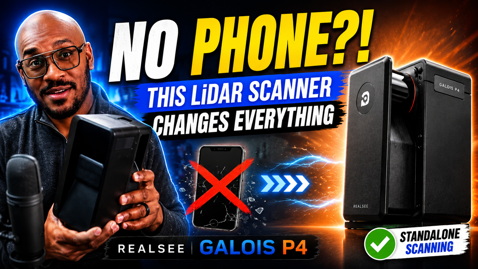 From Youtuber TD Vision U:" This LiDAR Scanner Doesn't Need Your Phone - And It Changes Everything".