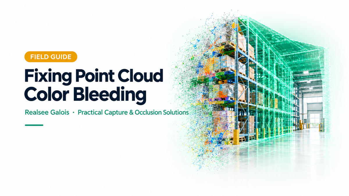 Why Your Point Clouds Bleed Color on Edges (and How to Fix It): A Practical Field Guide for Realsee Galois