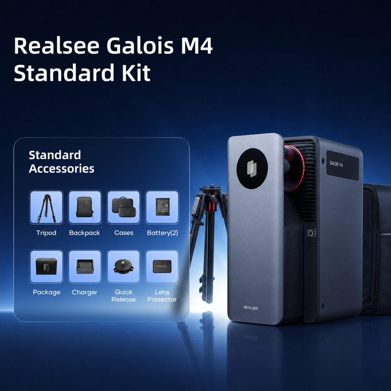 Realsee Galois M2 3D LiDAR Camera Standard Kit